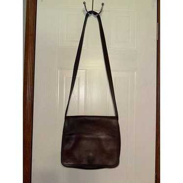 SVEN Vintage Berkeley Brown Leather Handbag Shoul… - image 1