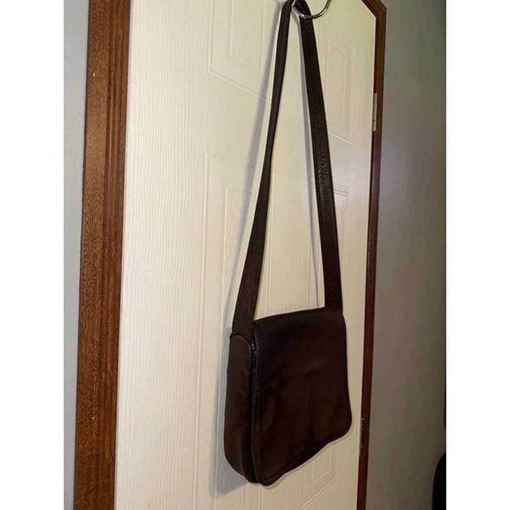 SVEN Vintage Berkeley Brown Leather Handbag Shoul… - image 5