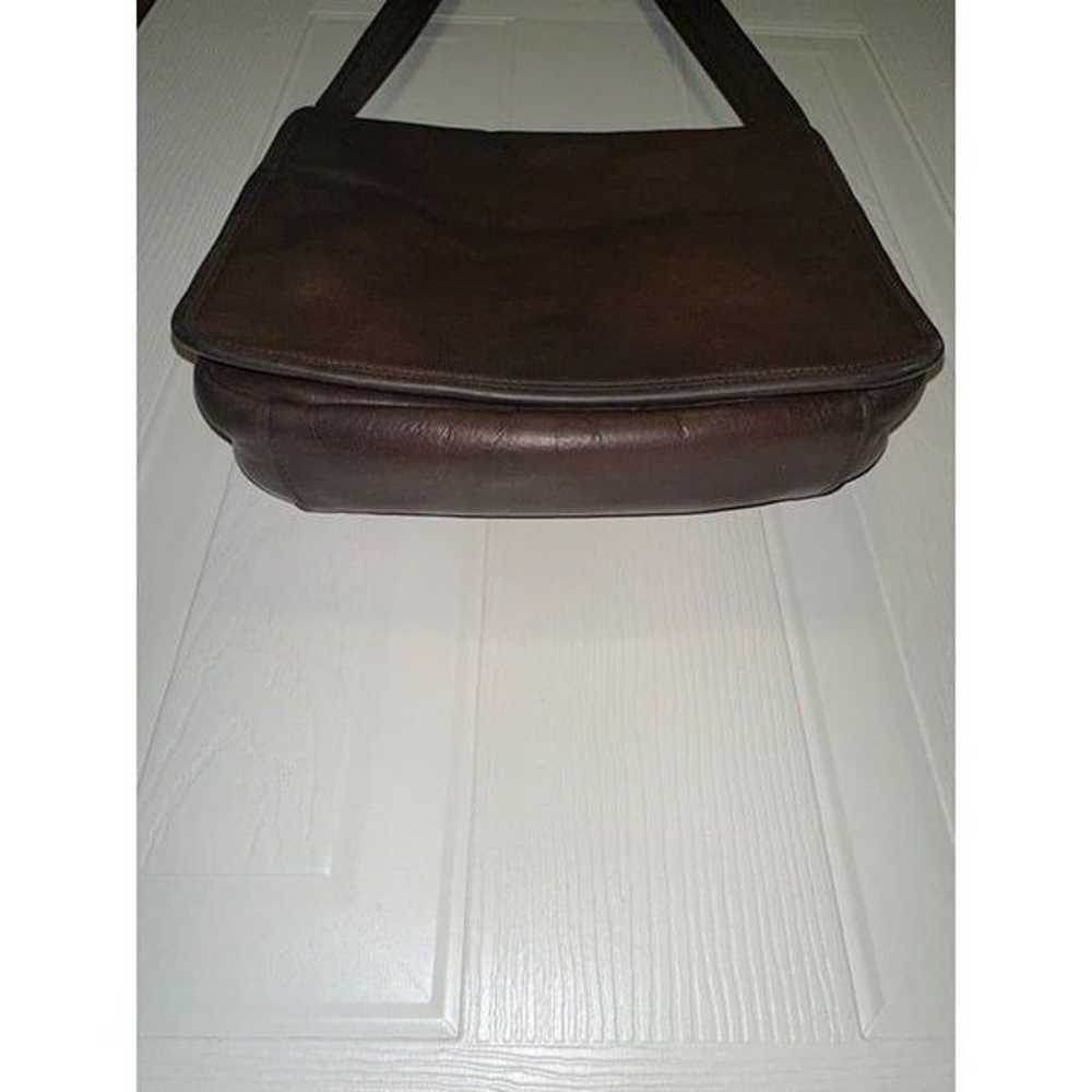 SVEN Vintage Berkeley Brown Leather Handbag Shoul… - image 7