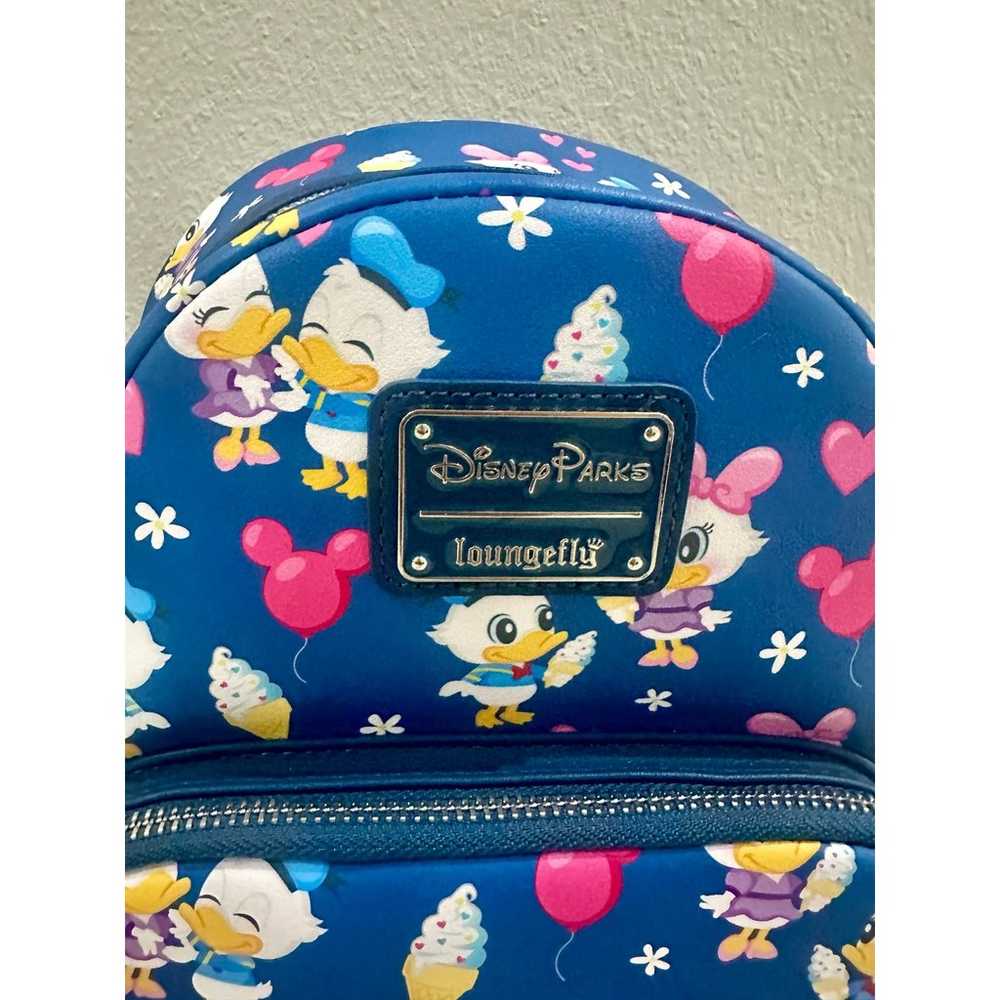 Disney Parks Loungefly Donald and Daisy mini back… - image 2