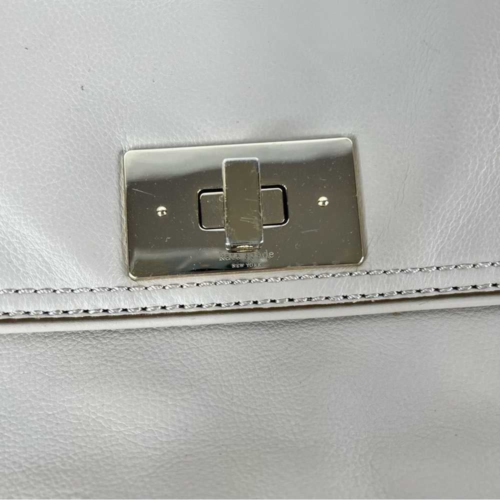 KATE SPADE New York Turn Lock Flap Leather Should… - image 4