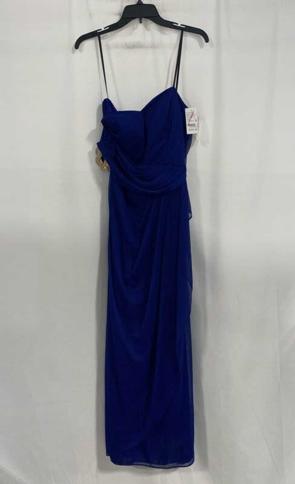 NWT XScape Womens Royal Blue Shoulder Strap Back … - image 1