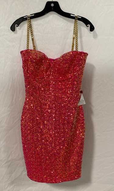 Nadine Merabi Pink Sequin Dress - Size Small