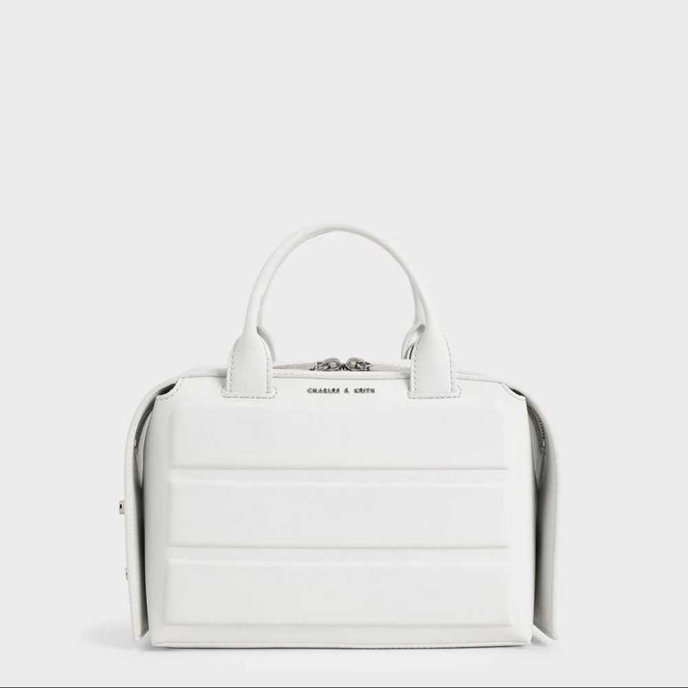 CHARLES & KEITH White Handbag - image 1