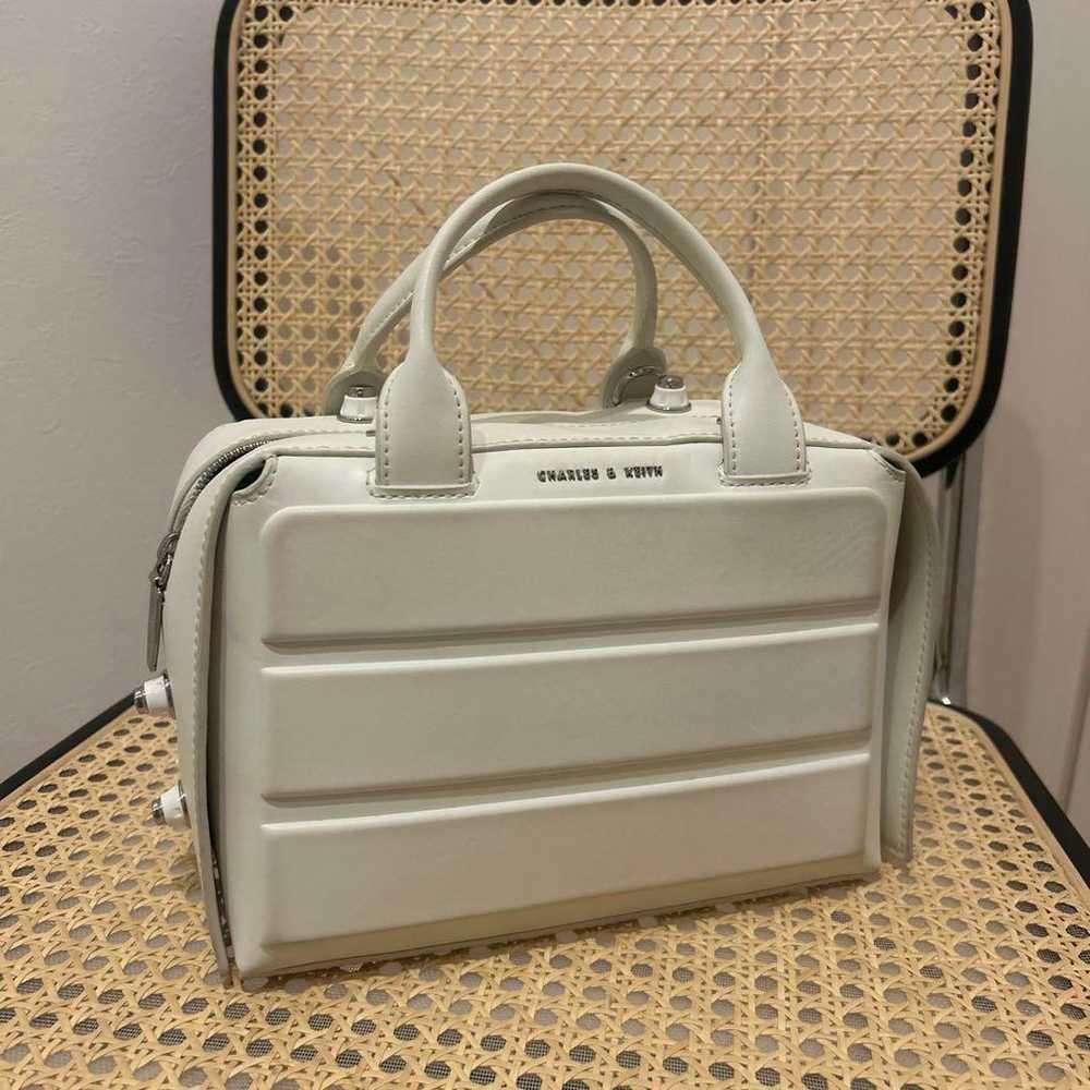 CHARLES & KEITH White Handbag - image 2