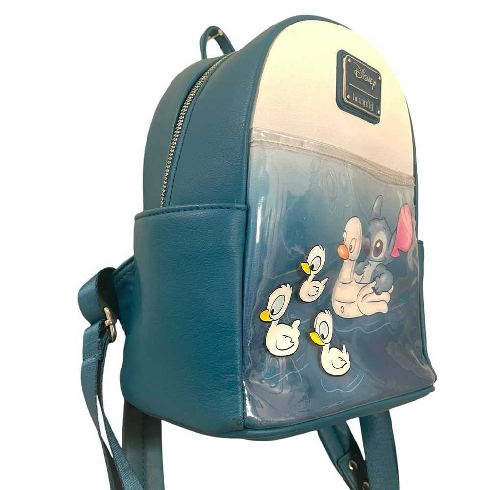 Disney Loungefly Stitch & Ducklings Backpack - image 2