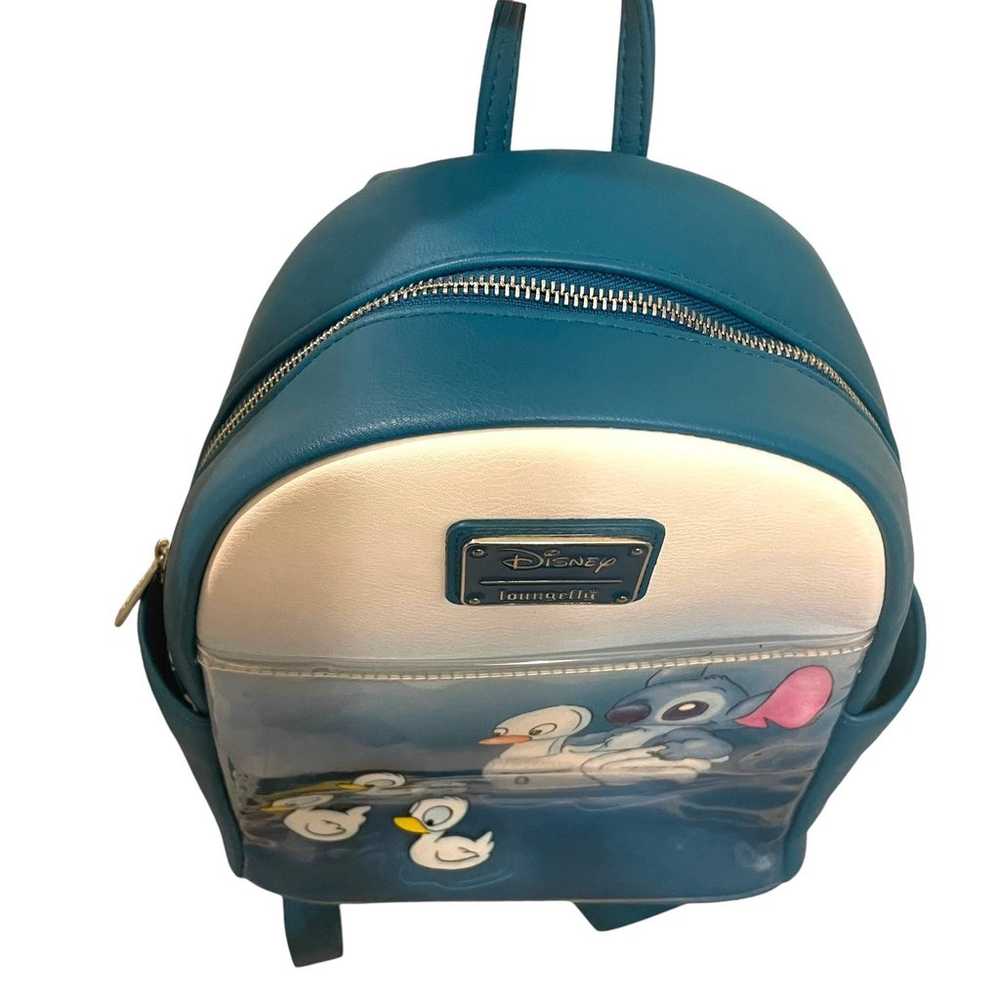 Disney Loungefly Stitch & Ducklings Backpack - image 4