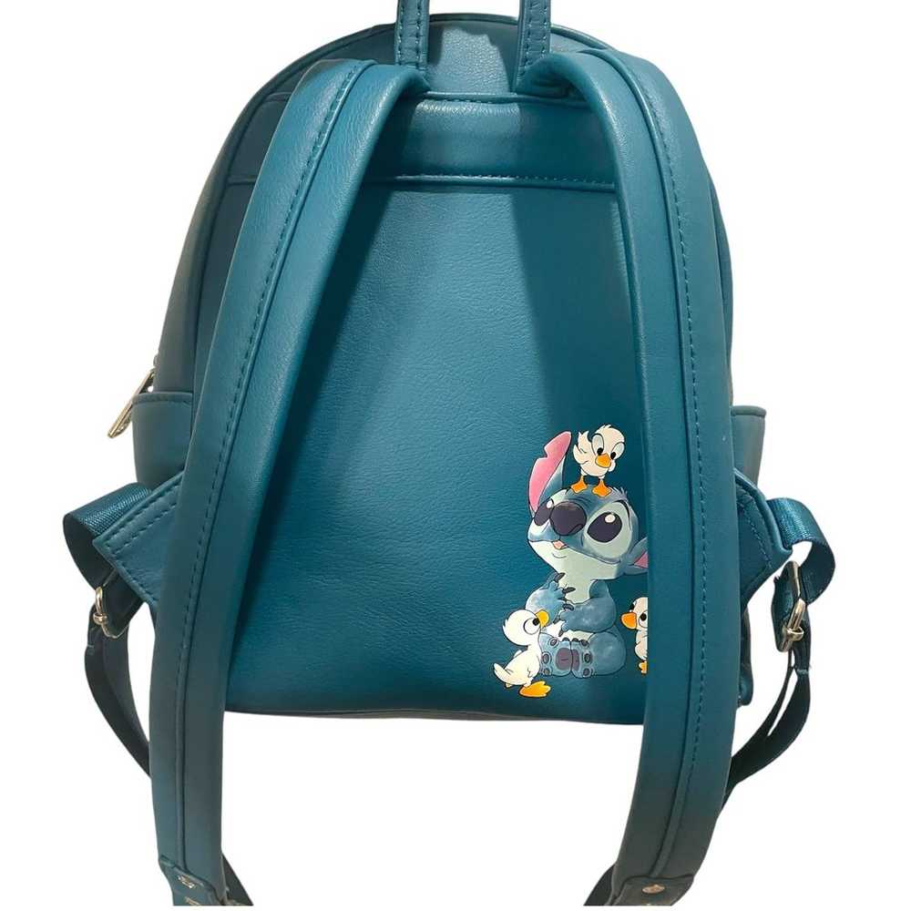 Disney Loungefly Stitch & Ducklings Backpack - image 5