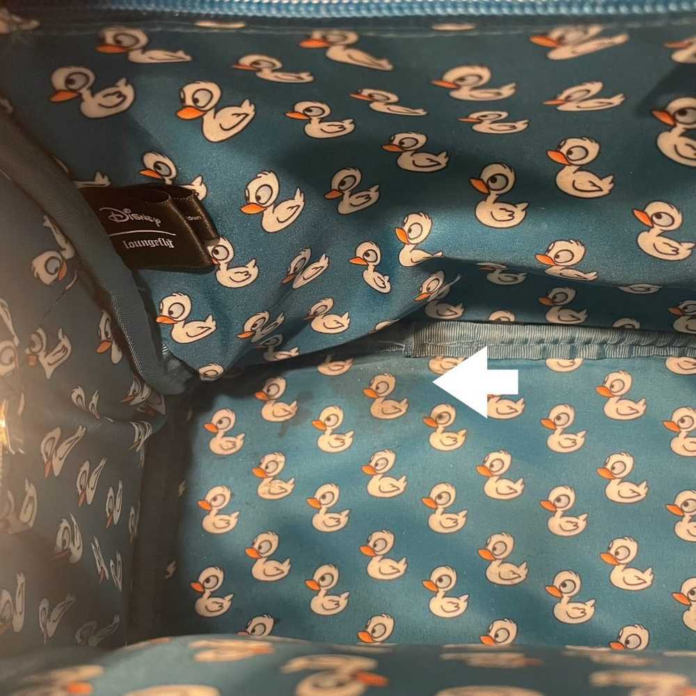 Disney Loungefly Stitch & Ducklings Backpack - image 9