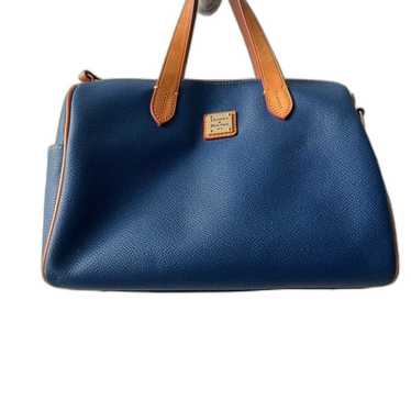 Dooney and Bourke large Satchel Bowler Blue Tote B