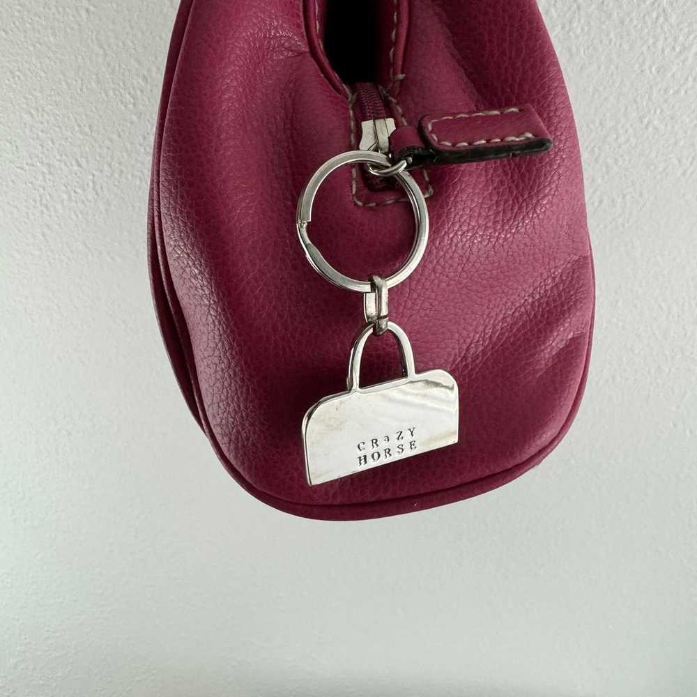 CRAZY HORSE Vintage 90s Y2K Hot Pink Faux Leather… - image 6