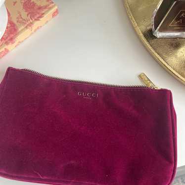 Gucci Beauty Makeup Bag Red Velvet