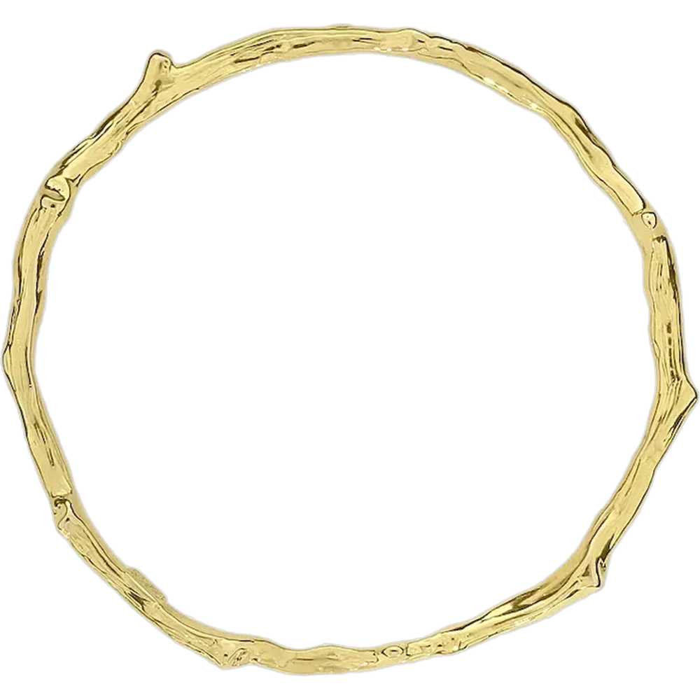 Ippolita 18K Yellow Gold Reef Stackable Bangle - image 1