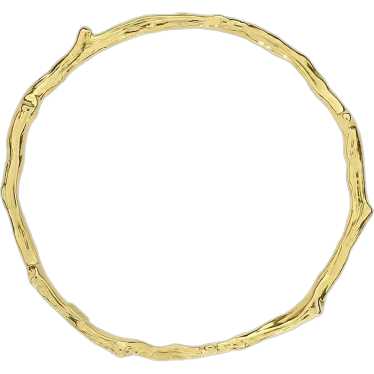 Ippolita 18K Yellow Gold Reef Stackable Bangle - image 1