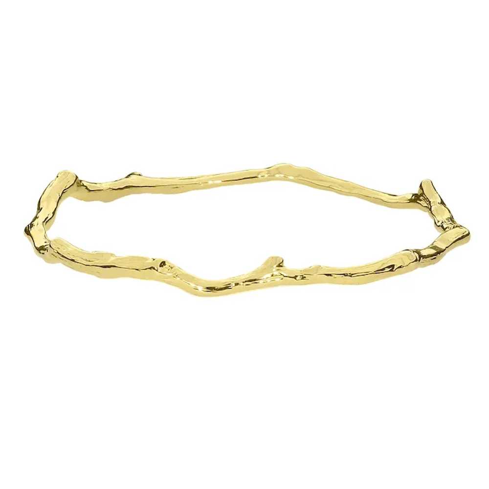 Ippolita 18K Yellow Gold Reef Stackable Bangle - image 4