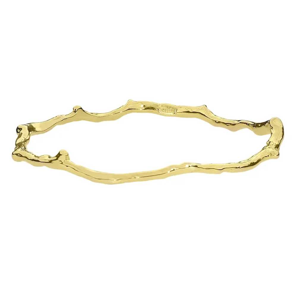 Ippolita 18K Yellow Gold Reef Stackable Bangle - image 5