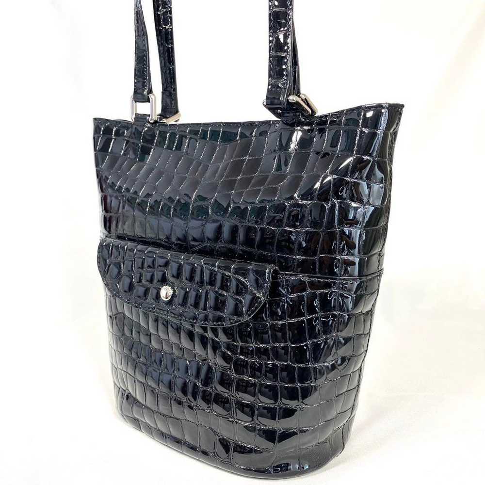 Unused Class ✨ Cocco Fiore Tote Bag Enamel Black … - image 11