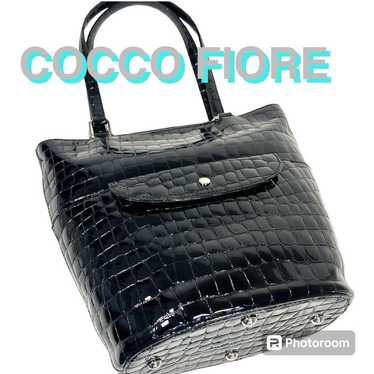 Unused Class ✨ Cocco Fiore Tote Bag Enamel Black … - image 1