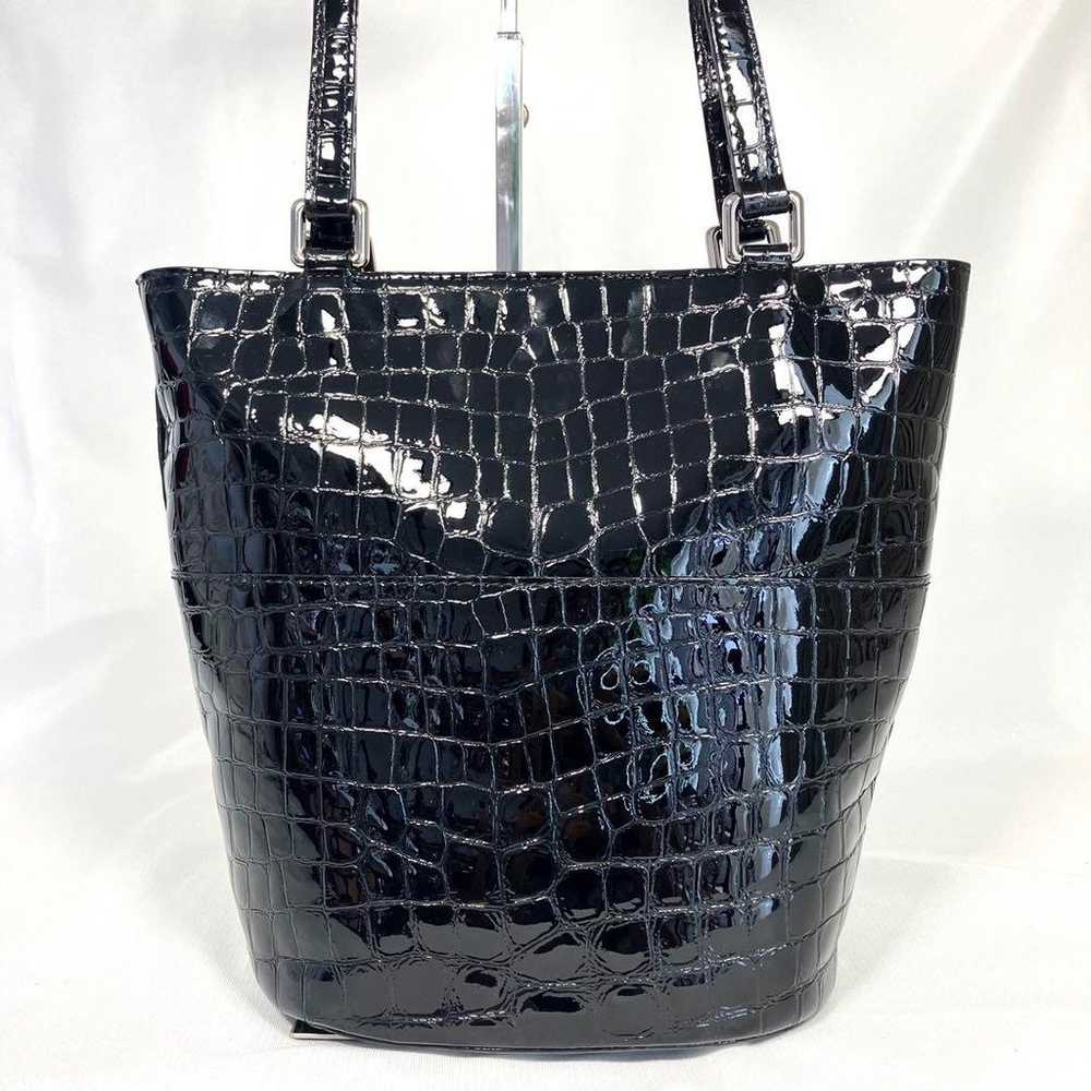 Unused Class ✨ Cocco Fiore Tote Bag Enamel Black … - image 2