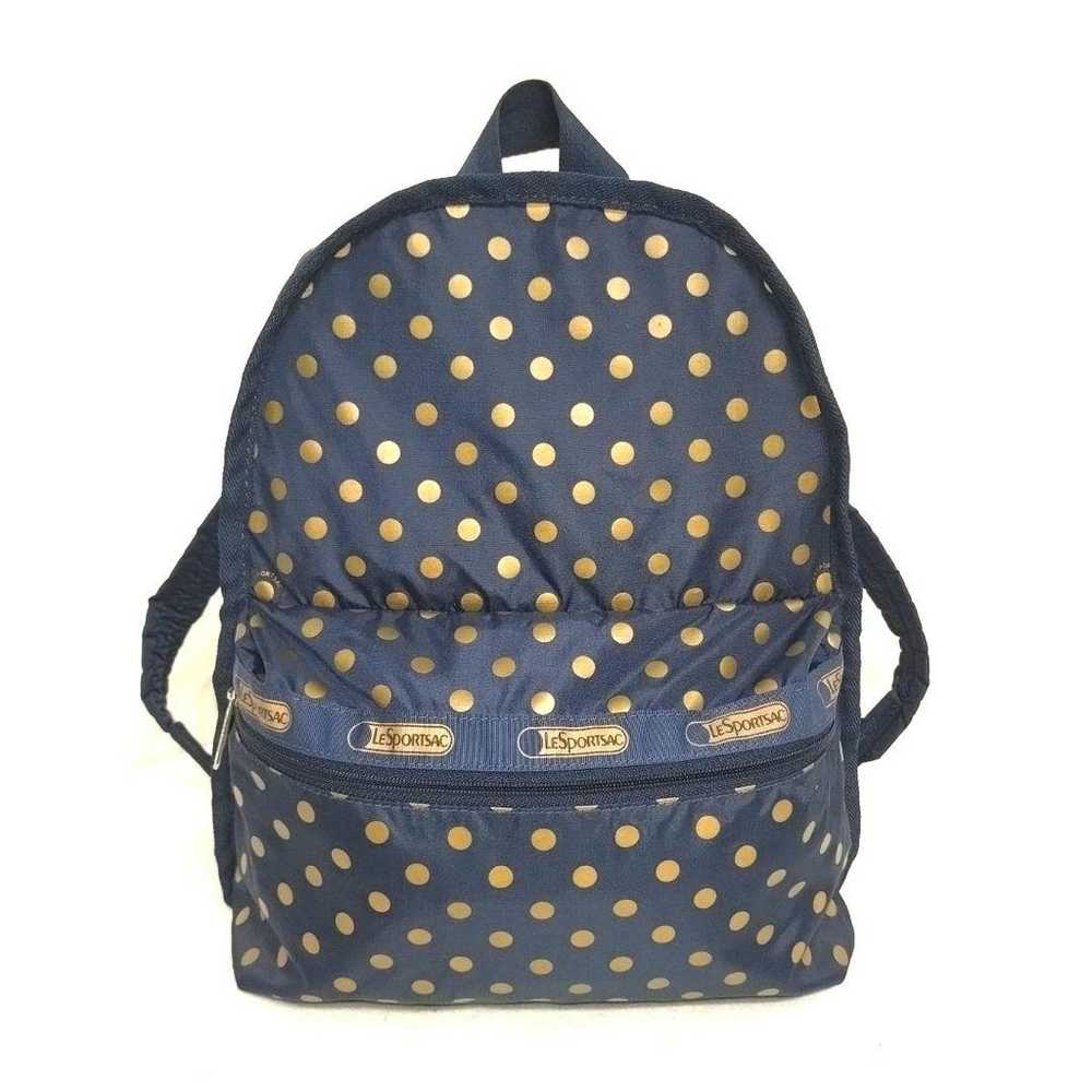 ✨Unused Class✨ Lesportsac Backpack Sanmulti Dot P… - image 1