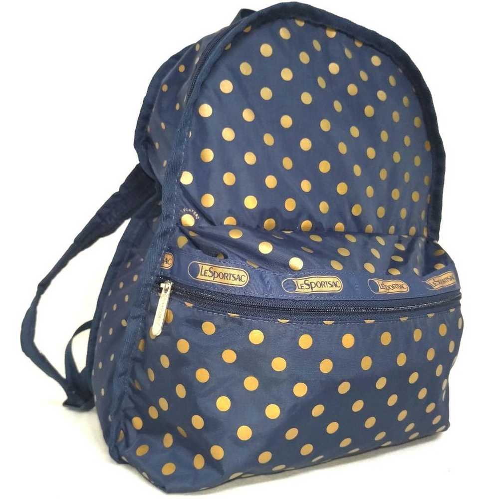 ✨Unused Class✨ Lesportsac Backpack Sanmulti Dot P… - image 2