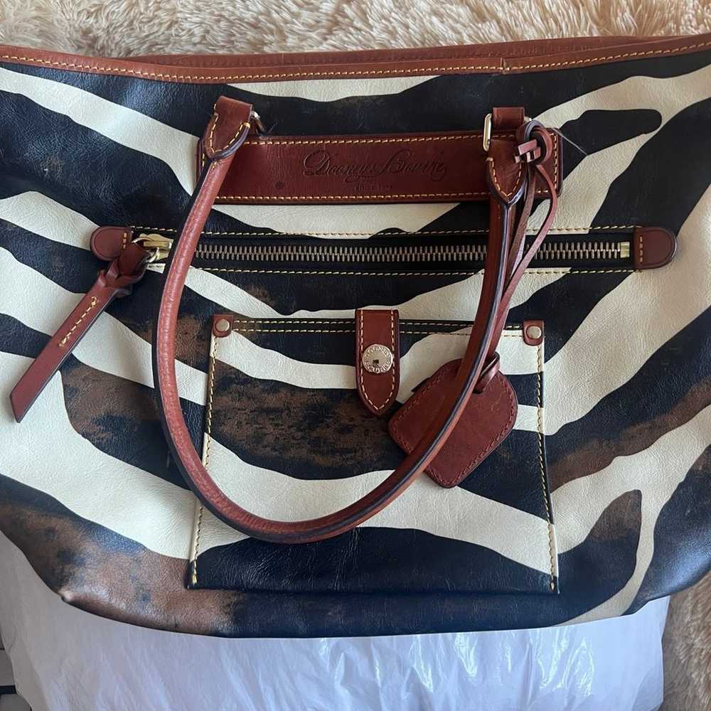 Dooney and Bourke zebra print purse - image 1