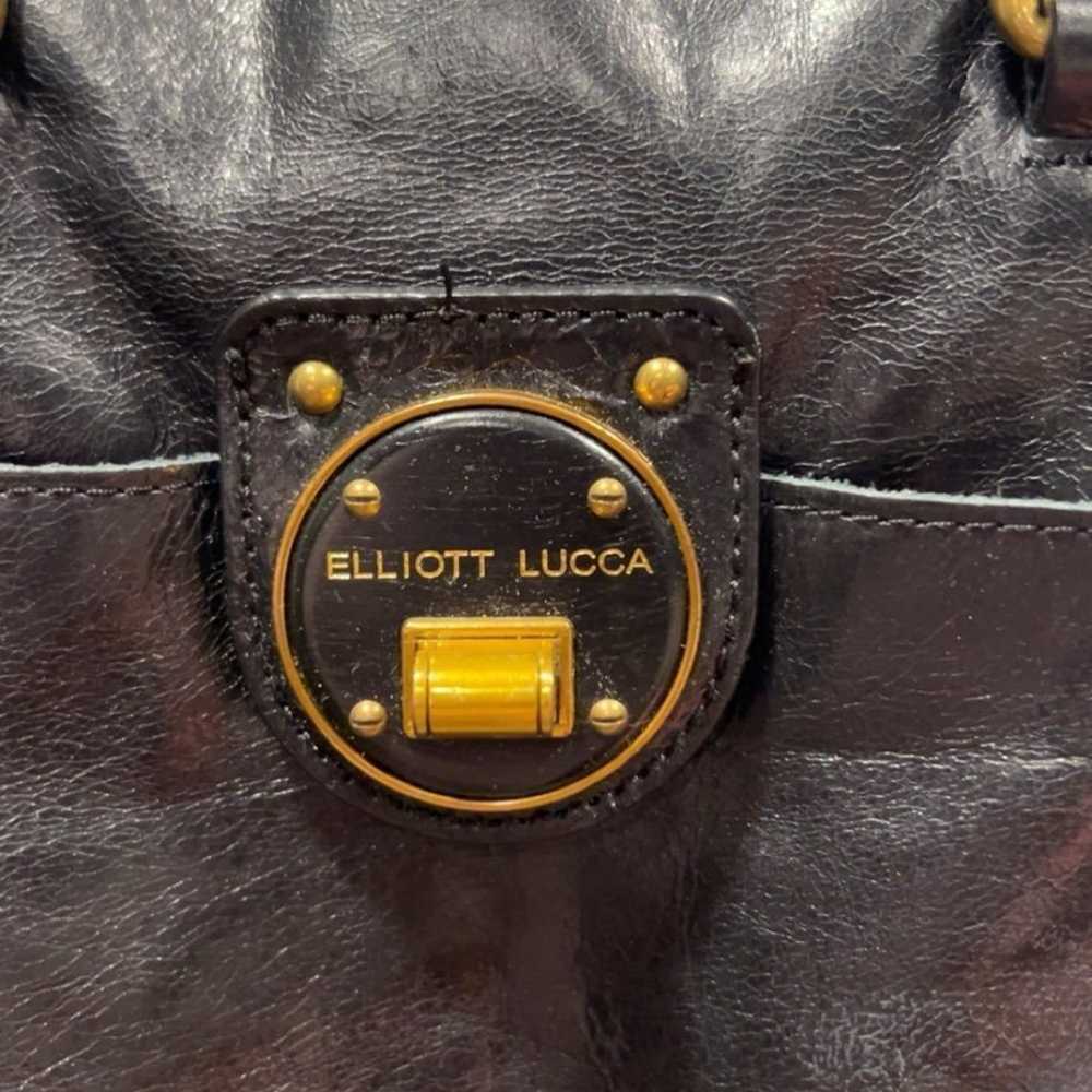 ELLIOTT LUCCA Genuine Leather Satchel Bag With Sh… - image 4