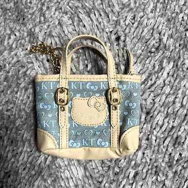 Rare Mini Blue Monogram Hello Kitty Bag - image 1