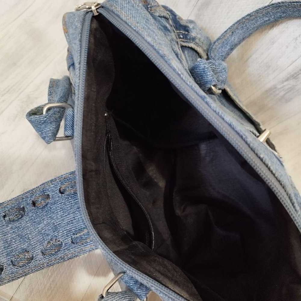 Handbag, denim, jeans, vintage, one-of-a-kind. - image 10