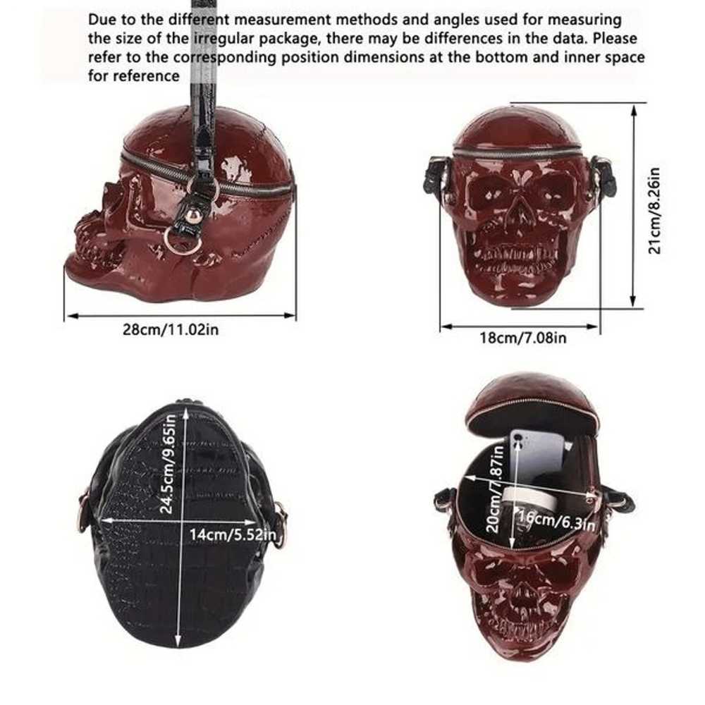 Killstar Grave Digger Human Skull Gothic Punk Occ… - image 6