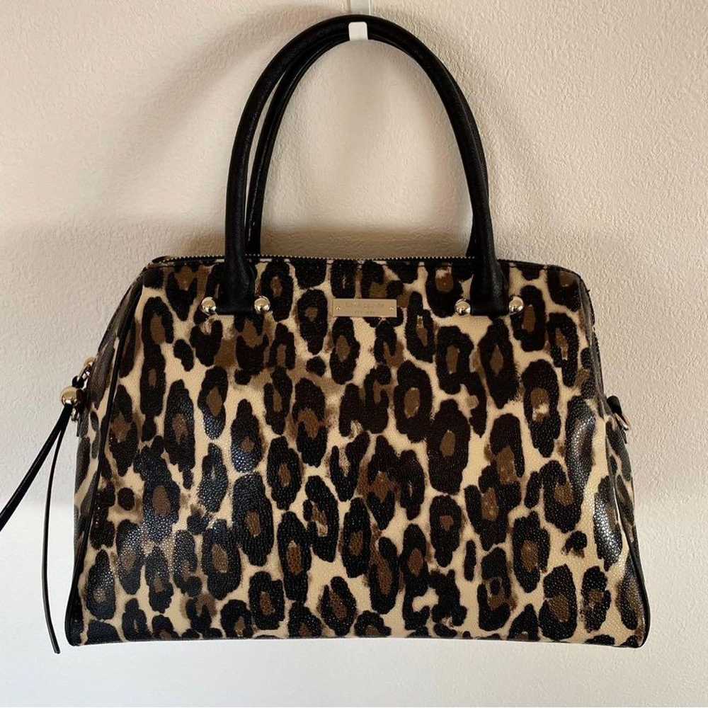 kate spade Leopard 2-way Tote Bag Shoulder Bag - image 1