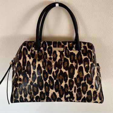 kate spade Leopard 2-way Tote Bag Shoulder Bag - image 1