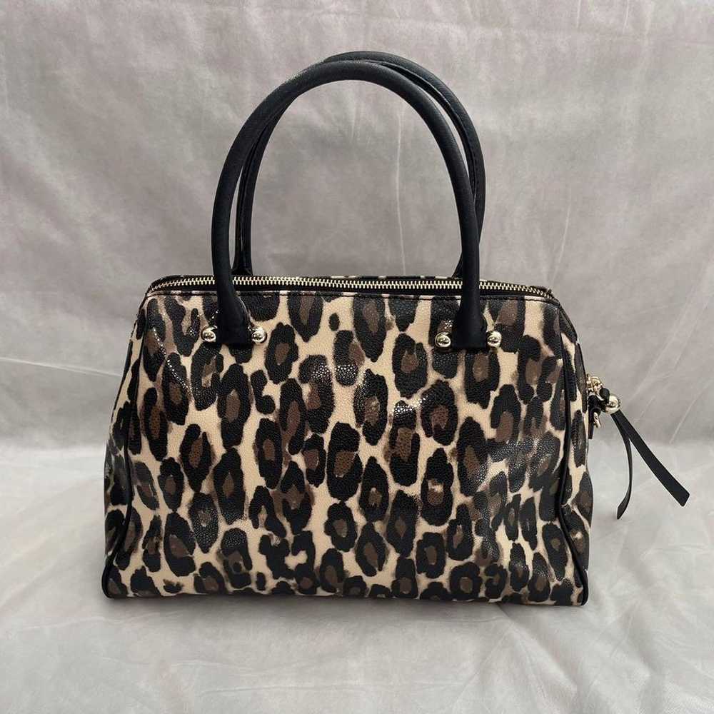 kate spade Leopard 2-way Tote Bag Shoulder Bag - image 4