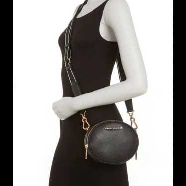 MARC JACOBS Black Rewind Oval Leather Crossbody - image 1