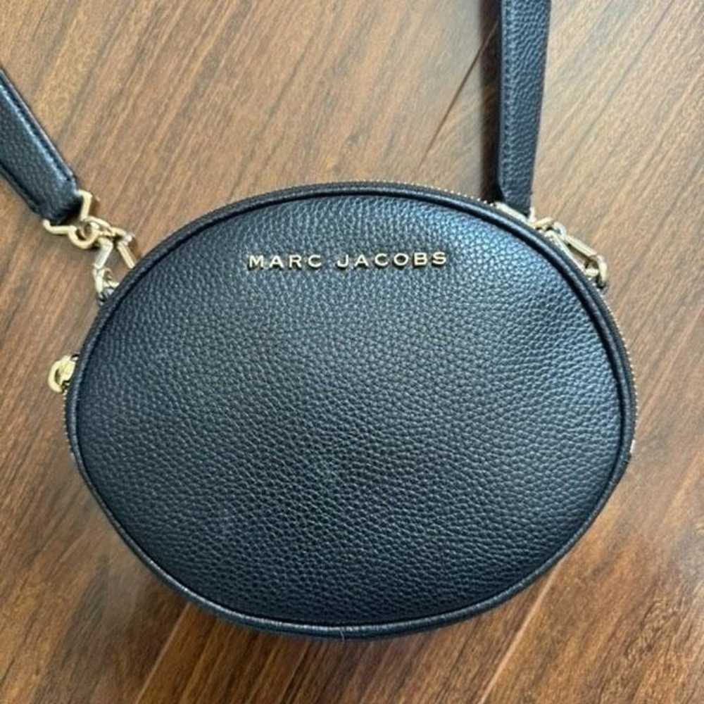 MARC JACOBS Black Rewind Oval Leather Crossbody - image 4