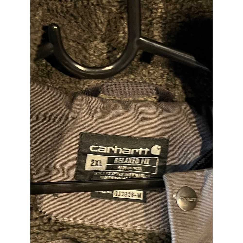 Carhartt Vintage Carhartt Denim Hooded Insulated … - image 2