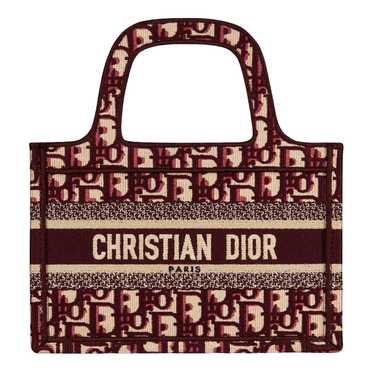 Dior Christian Dior Oblique Burgundy Embroidered … - image 1