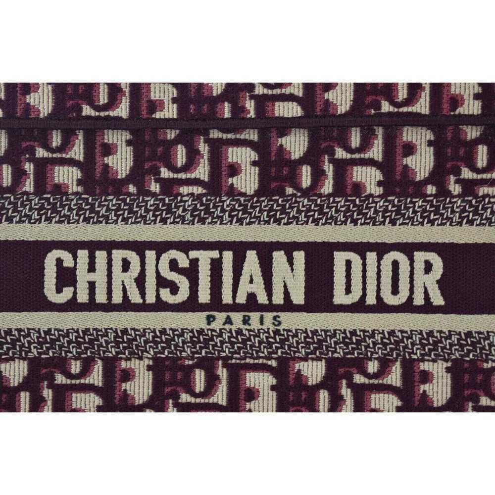 Dior Christian Dior Oblique Burgundy Embroidered … - image 4