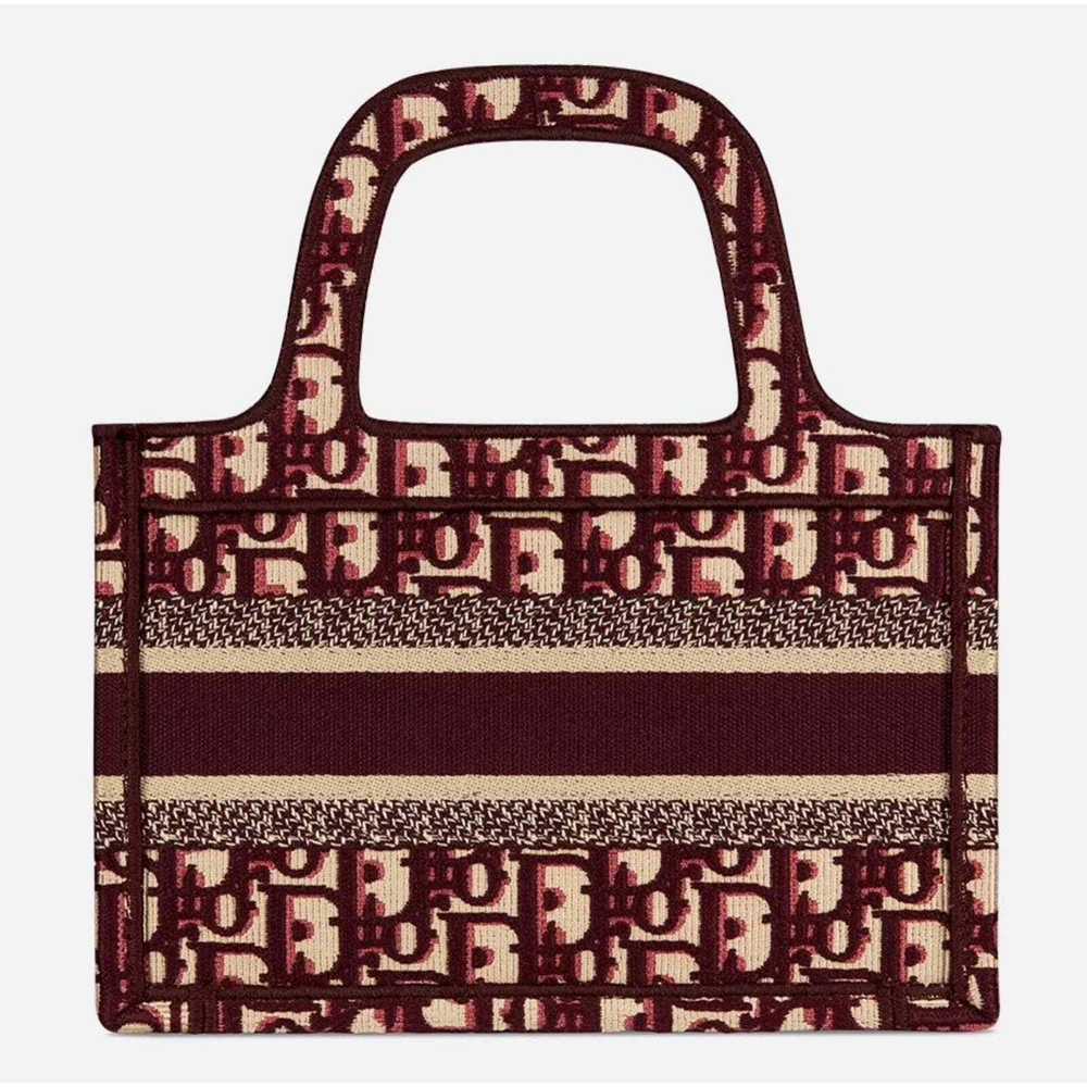 Dior Christian Dior Oblique Burgundy Embroidered … - image 7