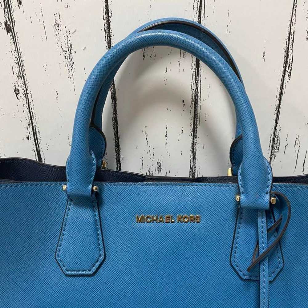 MICHAEL KORS blue tote bag. - image 3