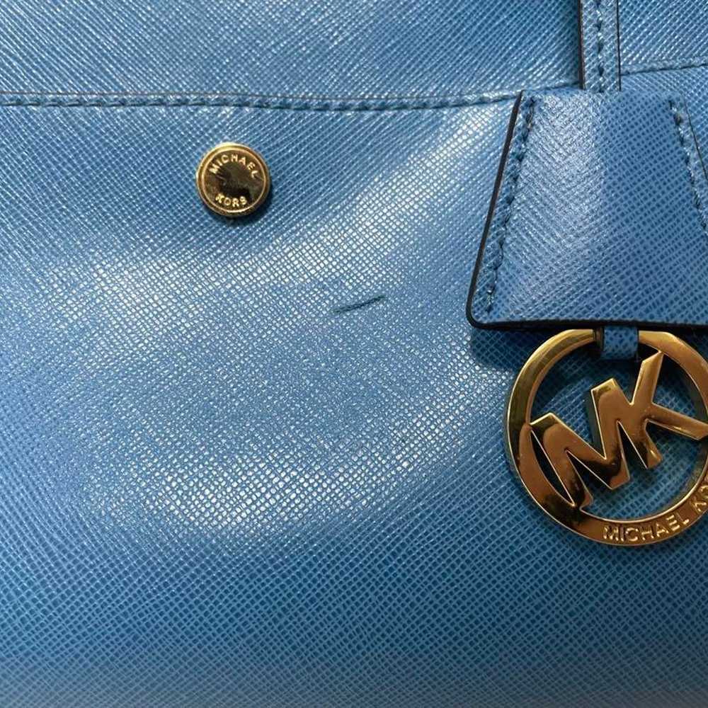 MICHAEL KORS blue tote bag. - image 7