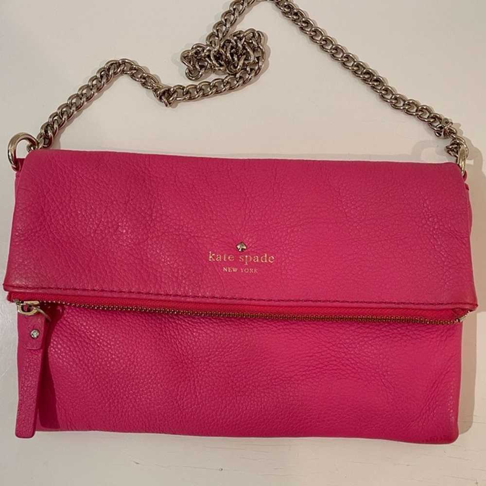 Kate Spade Women’s Leather Pink Shoulder Handbag - image 2