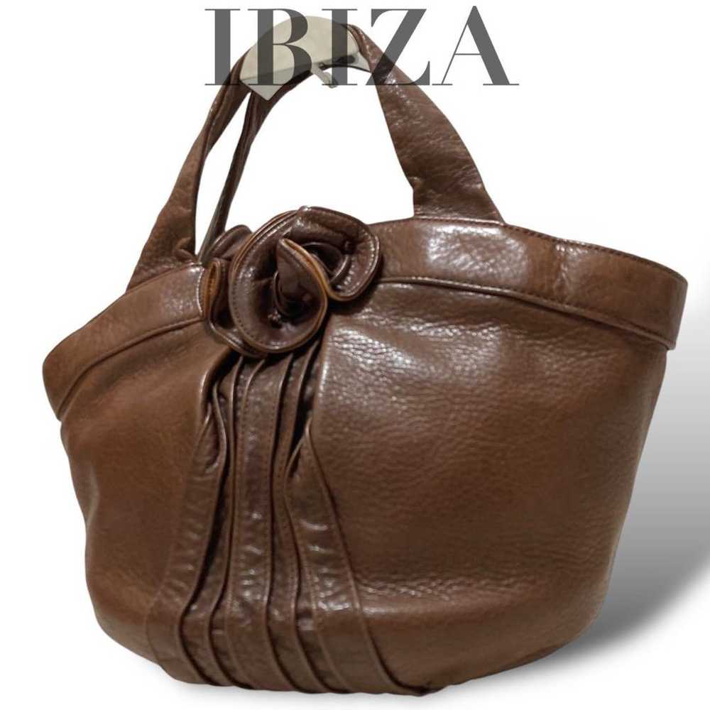 【Excellent condition】Ibiza Rose Motif Handbag All… - image 1