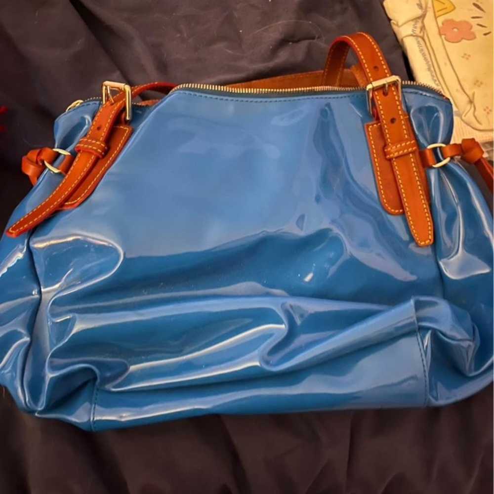 Dooney  and Bourke Blue Bag - image 4