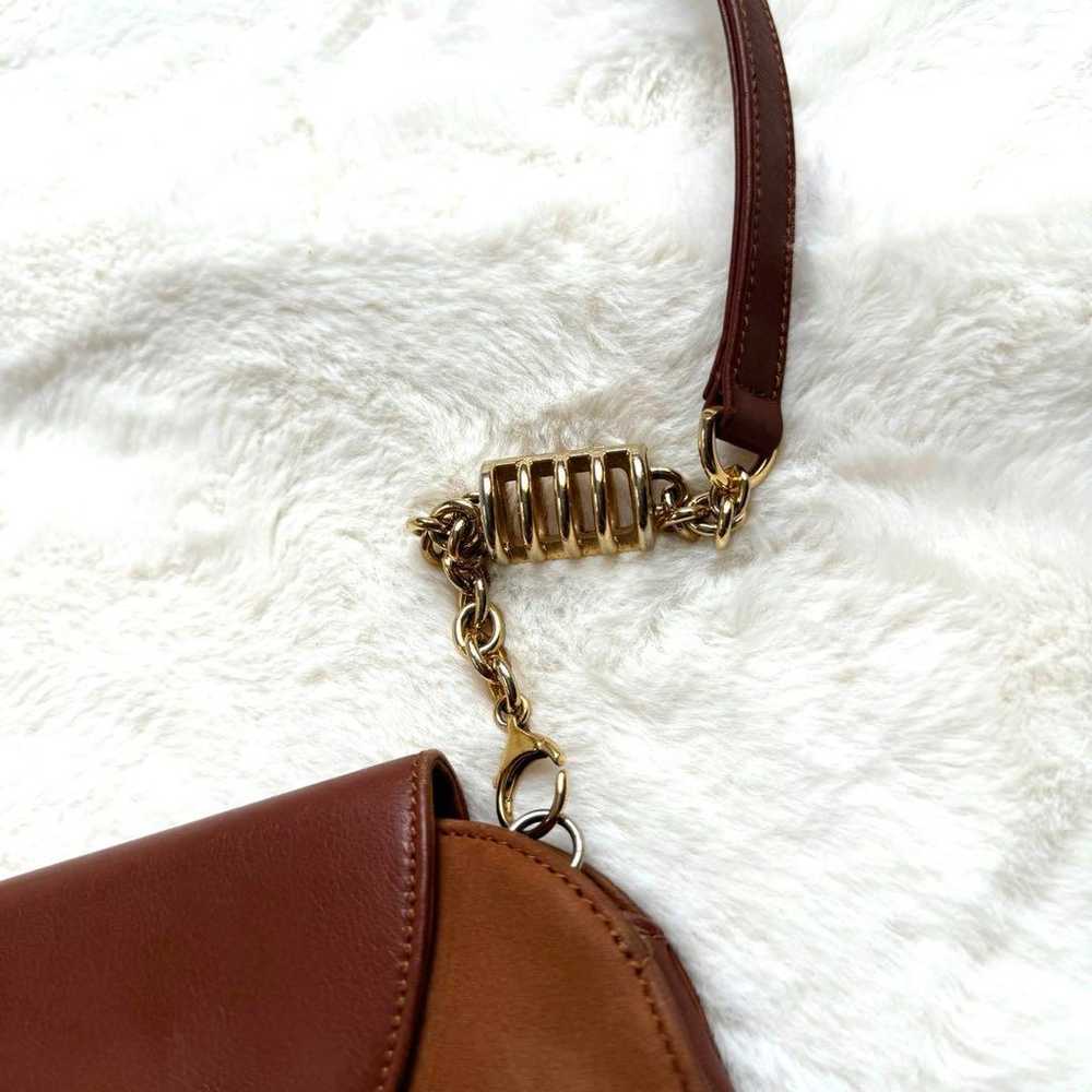 【Rare✨】BALLY Shoulder Bag Suede Gold Hardware - image 4