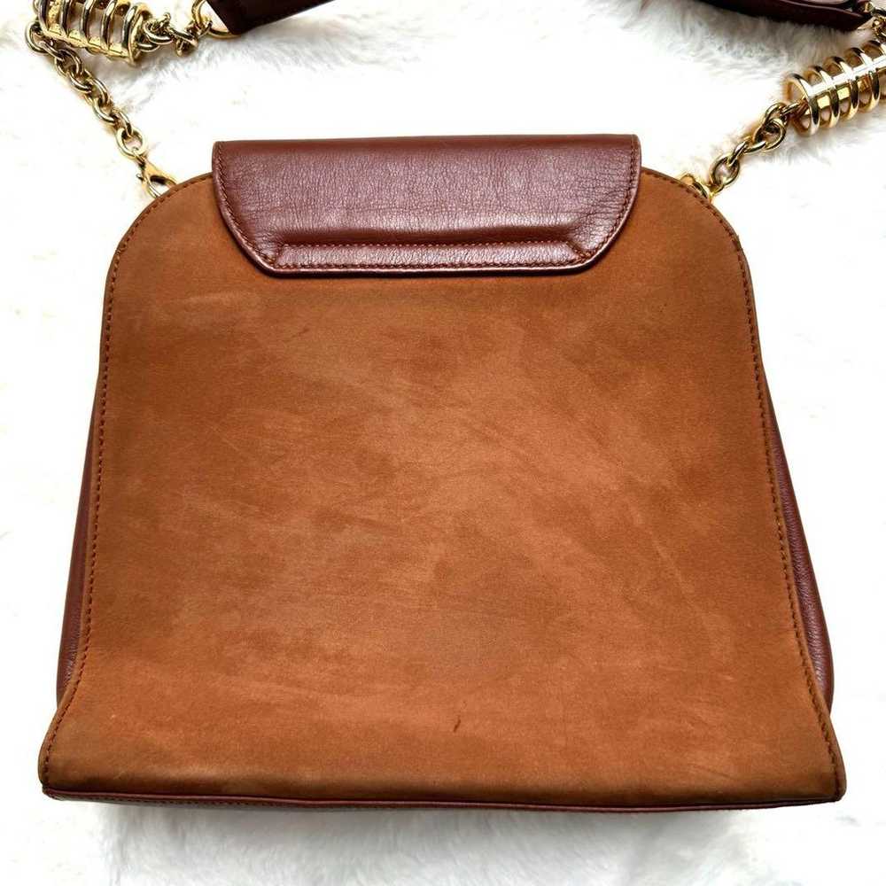 【Rare✨】BALLY Shoulder Bag Suede Gold Hardware - image 7