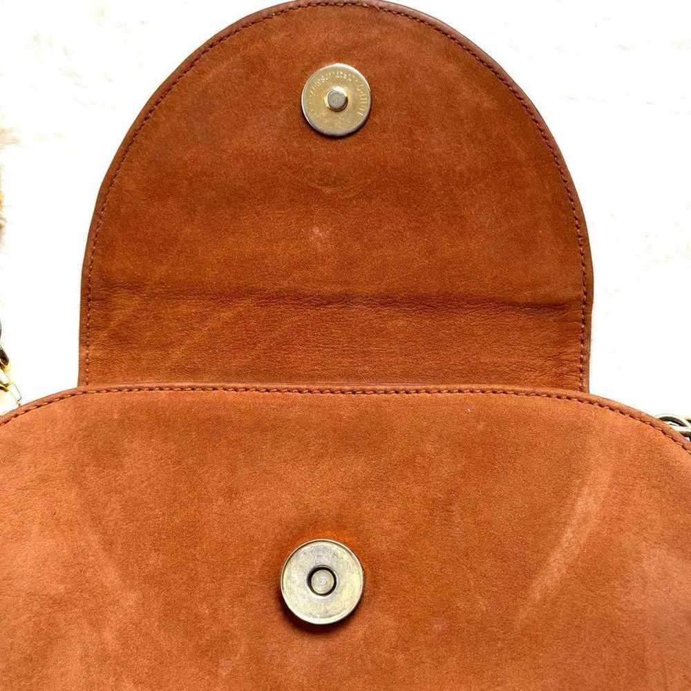 【Rare✨】BALLY Shoulder Bag Suede Gold Hardware - image 9