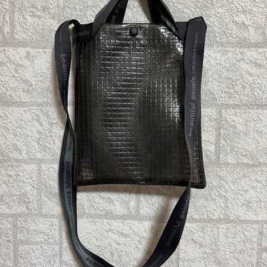 beautiful people Clear Shoulder Bag Black Clear Ba