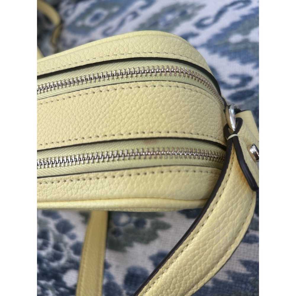 KATE SPADE Yellow Leather Double Zip Crossbody Ca… - image 11