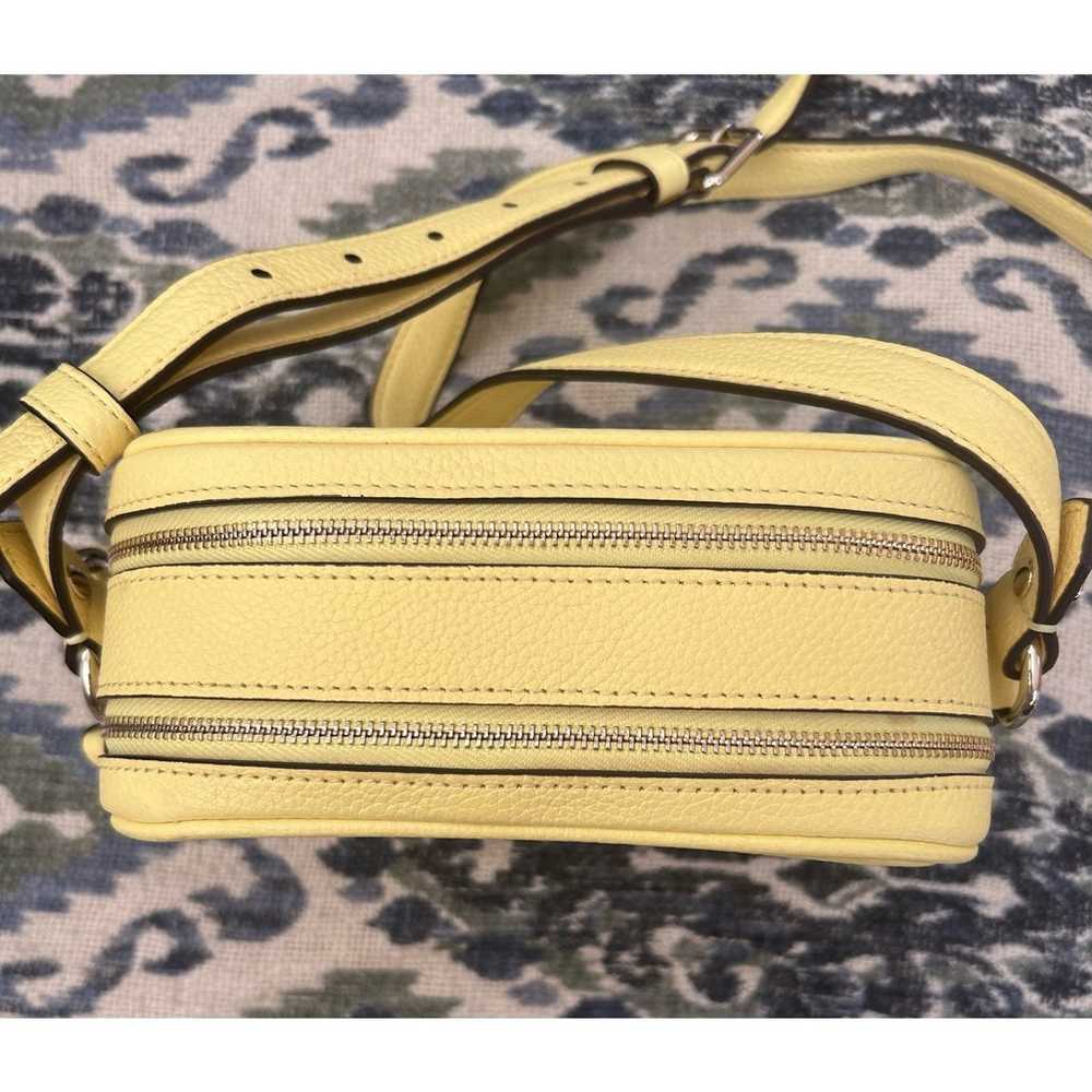 KATE SPADE Yellow Leather Double Zip Crossbody Ca… - image 5